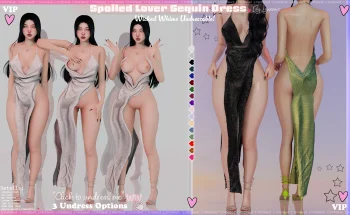 Платье с блестками для избалованной любовницы / Spoiled Lover Sequin Dress