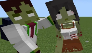 Атакуй или беги Мод / Attack or run Zombie (Bedrock edition)